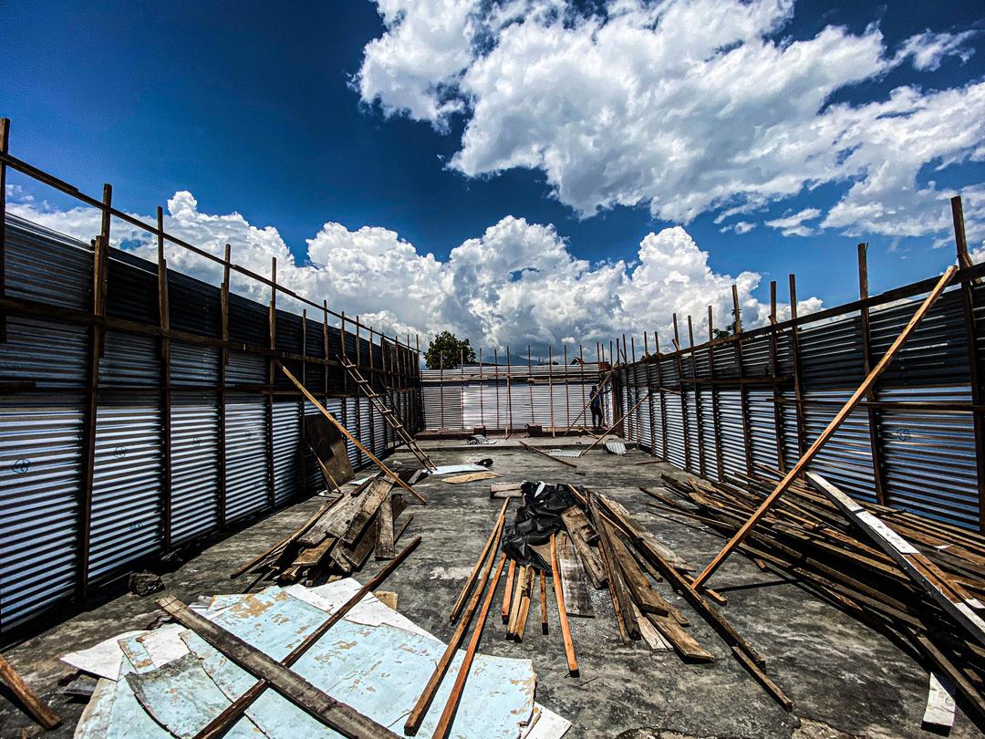 Construction de l'église